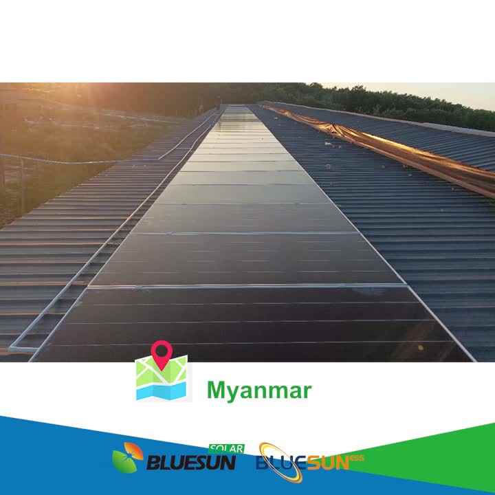 Bluesun 650W N-Type TOPCon Bifacial Solar Panel High Efficiency Module ...