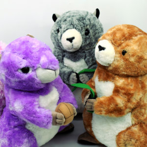 purple squirrel stuffed animal