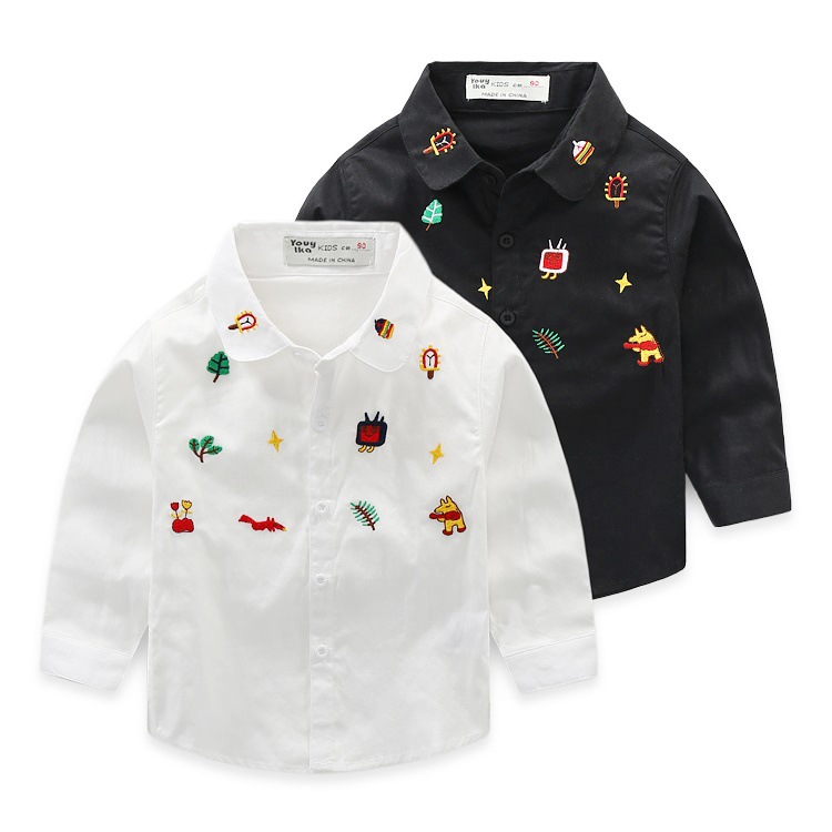 Детская простая новый стиль дизайнерское детское нижнее белье с вышивкой, брюками и рубашкой от фабрики одежды