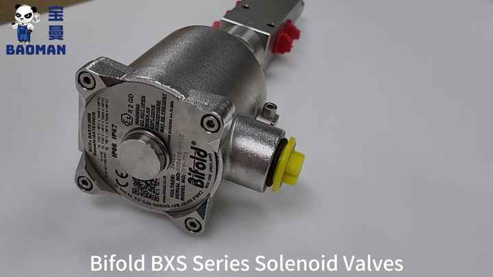 Bifold BXS-04-04-E1-52-XX-E1-SA-77A-24D-30-K85-L205 Solenoid Valve