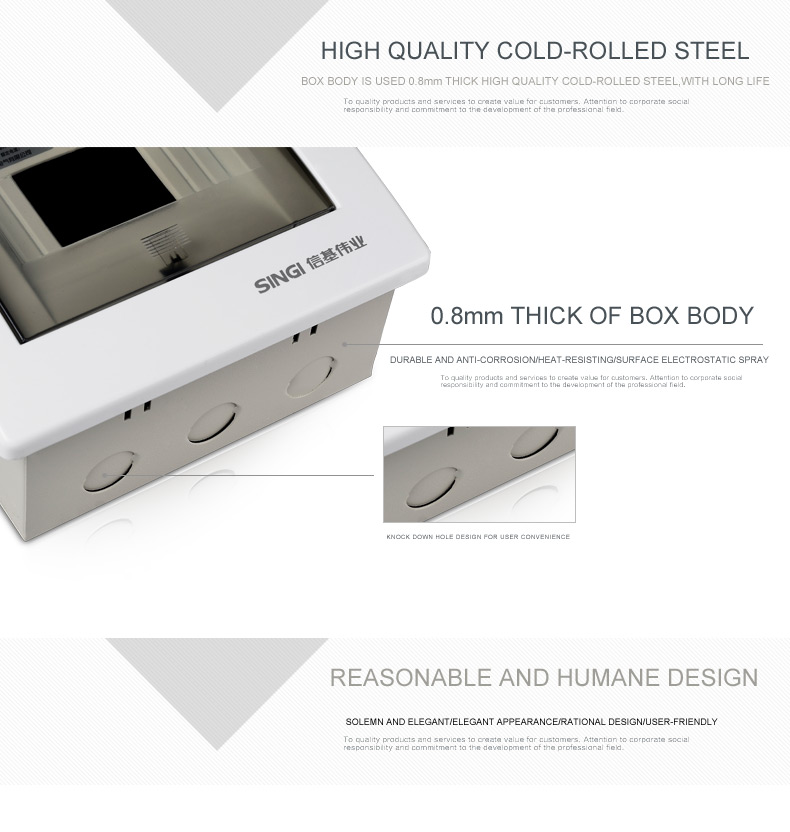 Lighting Power Electrical Equipment Mcb Distribution Box GNB-10 Series Low Voltage Electrical Equipment & Supplies SINGI or OEM
