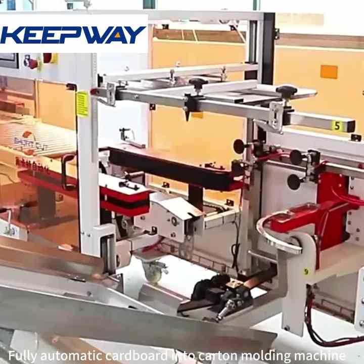 Carton Box Packing Machine Automatic Carton Packaging Box Making ...