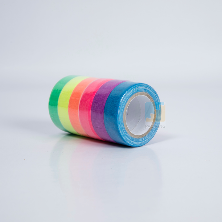 Cinta Adhesiva Fluorescente De Neón - 6 Rollos, 20mm X 13m, Colores Vivos, Para Fiestas, Manualidades Y Decoración UV
