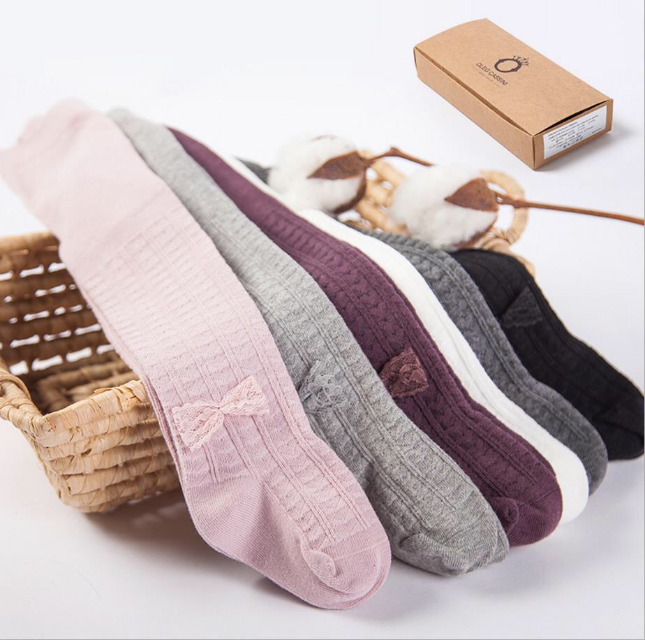 Детские хлопковые школьные чулки с рисунком для девочек, детские носки, детские колготки, колготки