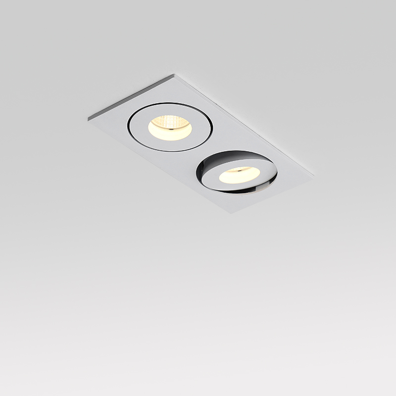 高流明7w 12w室内新型嵌入式方形led吸顶灯