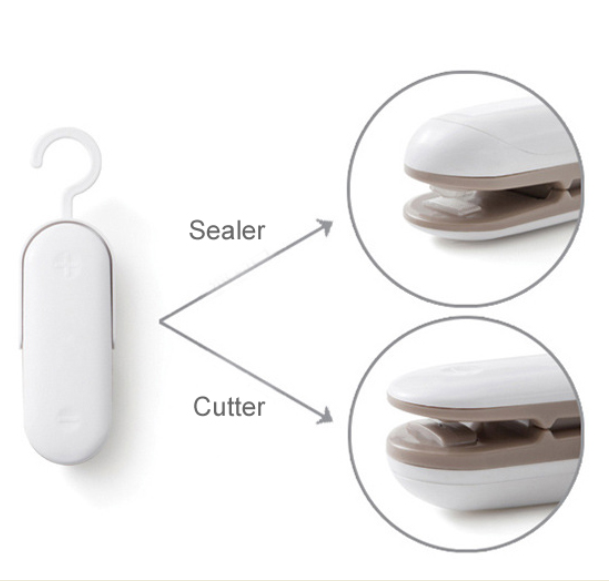 Портативный ручной мини-термопакет для еды с резаком