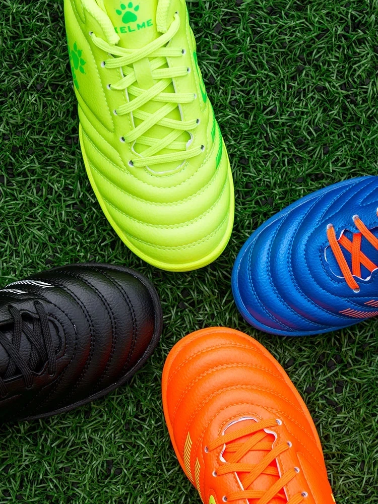 Детская футбольная обувь KELME, футбольные бутсы, оригинальные детские белые футбольные бутсы, профессиональные футбольные бутсы, детские кроссовки