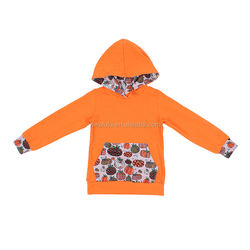 Adorável jaqueta de bebê com estampa de desenhos animados bolso grosso quente boutique jaqueta com capuz de inverno