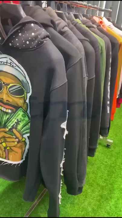 Custom Design Colorful Multi Color Panel Cotton Hoodie Printed