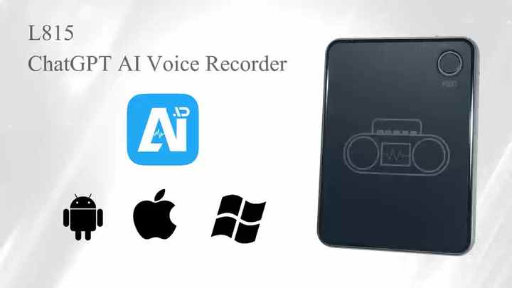 Enregistreur Vocal IA S01 - Transcription & Traduction Temps Réel 86 Langues, 16Go Mini Dictaphone Portable Avec Clip