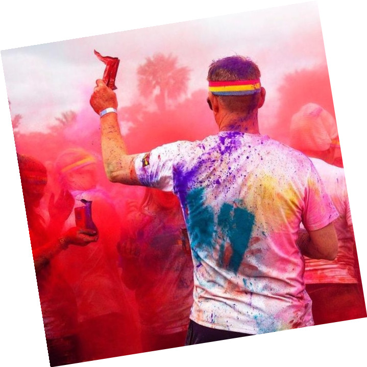 Coloured Festival Powder Paint Party Safe Harmless Shooter Cannon 30cm