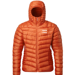 New fashion winter quilted padded puffer jacket mens goose feather jacket