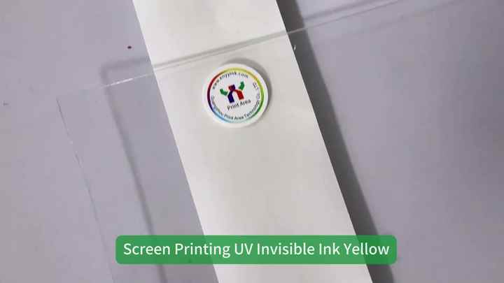 Ceres Offset Printing UV Invisible Ink 365 Green 265 Yellow 100