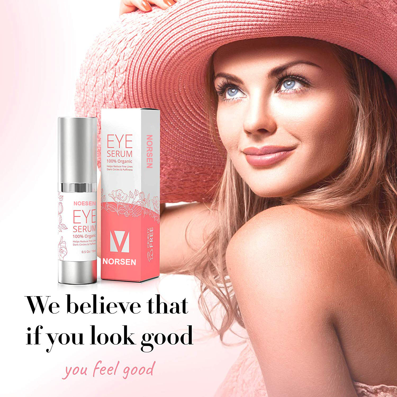 China Cosmetic Supplier Custom Organic Anti Aging Moisturizing Eye Serum