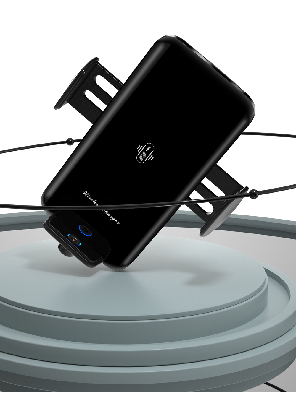 Новый продукт 15 Вт телефон Быстрая зарядка автомобильное беспроводное зарядное устройство для iPhone для Samsung