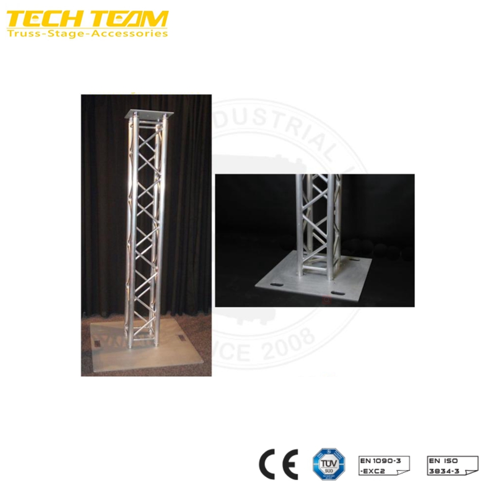 自立型ムービングヘッドライトトラススタンド、DJトラス、セットアップ