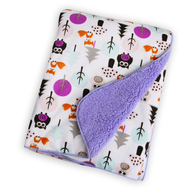 Супермягкое детское одеяло sherpa 30x40 с разными узорами