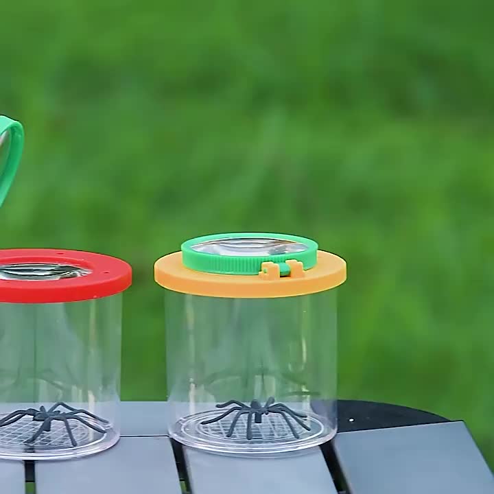 Tioncy 24-Piece Bug Jar Craft Kit With Stickers - Science Nature Exploration Collection Set