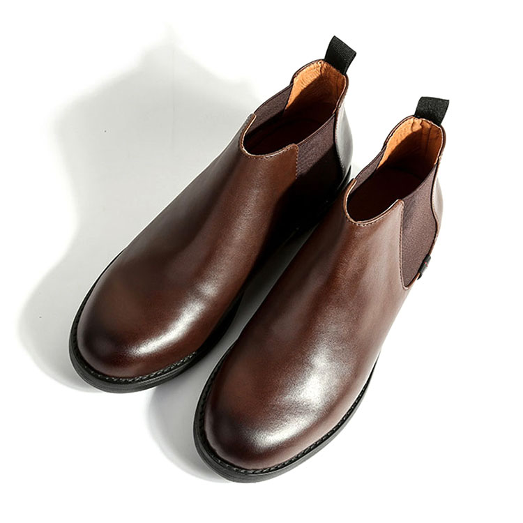Модная обувь из коровьей кожи для зрелых мужчин, модные туфли из натуральной кожи, ботинки до щиколотки