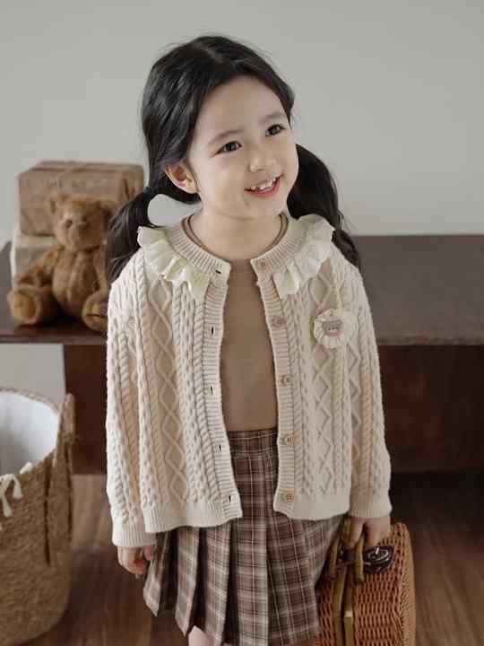 YOEHYAUL Q3549 Anti-pilling Certification Toddler Girls Sweaters