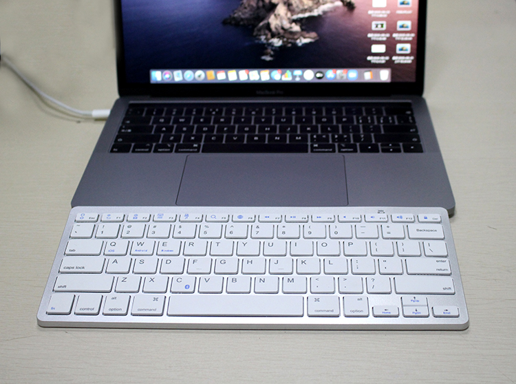 low price dry battery ABS black french bluetooth keyboard for IOS