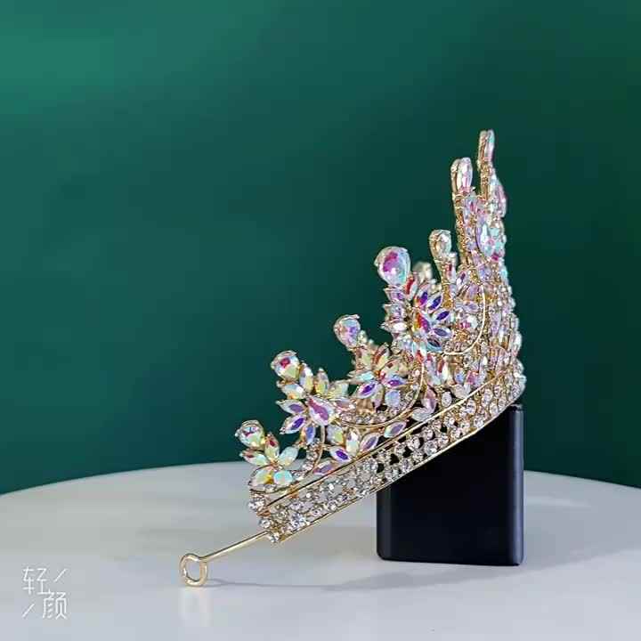 Luxury Crown - Crystal Queen Big Tall Pageant Hair Accessories display picture 2