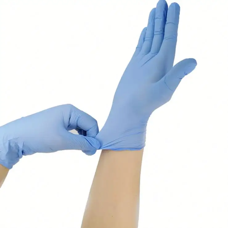 Резиновые перчатки после использования