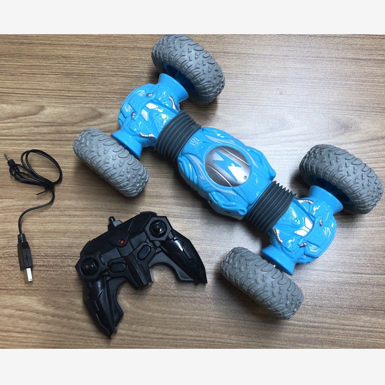 RC car double side roll off-road distortion 4WD stunt twisted remote control car toy climber