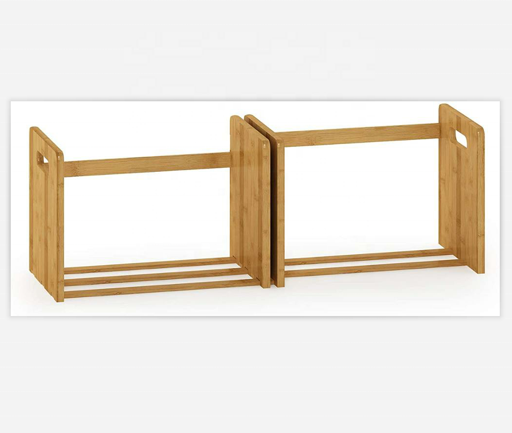 Современный дизайн натуральный бамбук деревянный удлинитель для книг