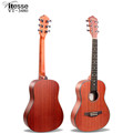 34" wholesale Sapele body handmade acoustic guitar