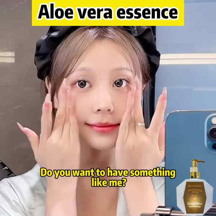 Organic Aloe Vera Brightening Skin Essence Nourishing and Firming Face  Serum Vitamin E Gel for Oil Face