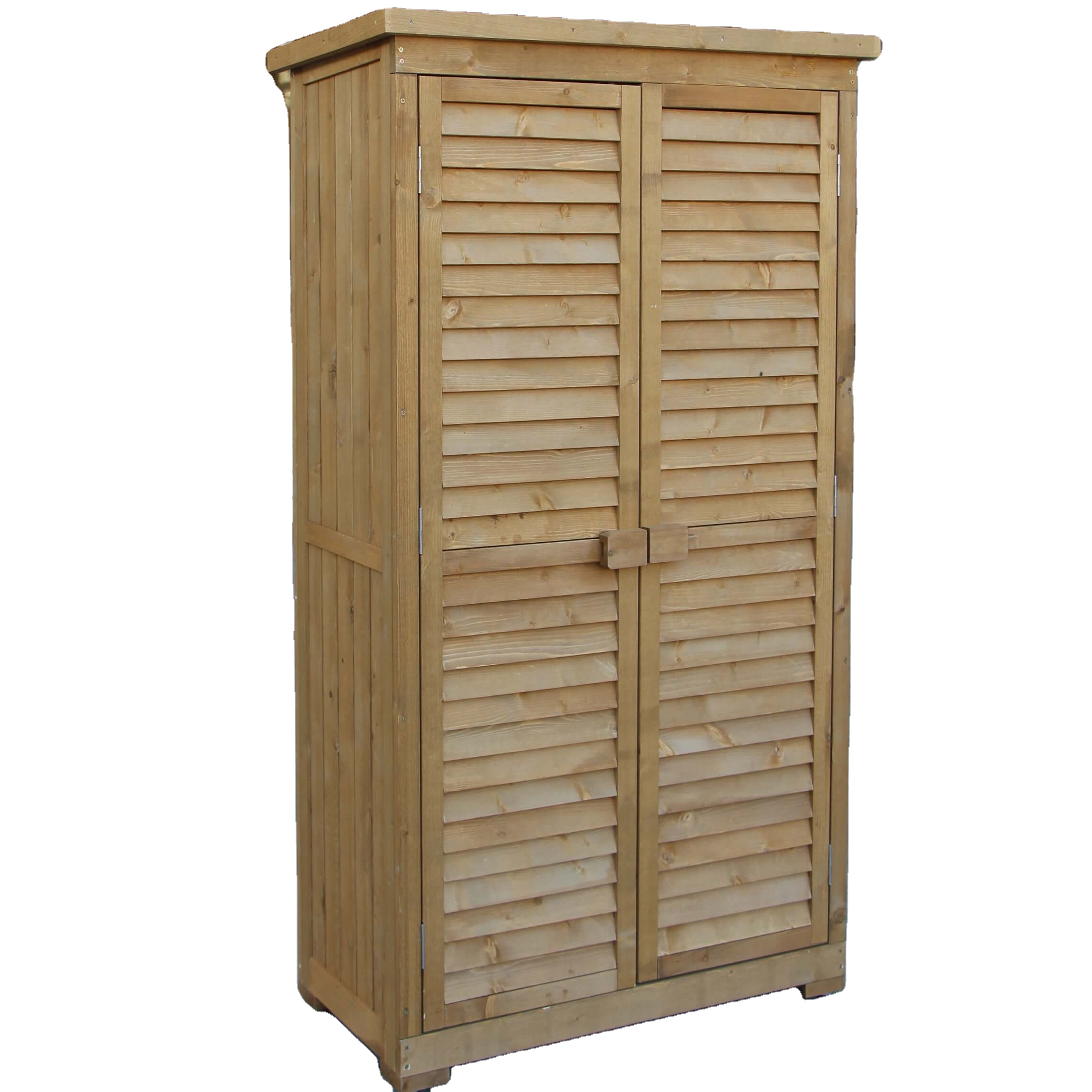 Классический деревянный садовый шкаф для хранения