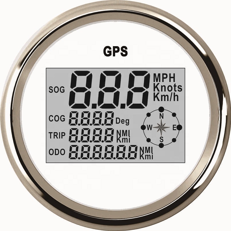 ELING GPS Speedometer Kit 0-200MPH Odometer Trip MeterFor Car Racing Motorcycle 85mm with Backlight