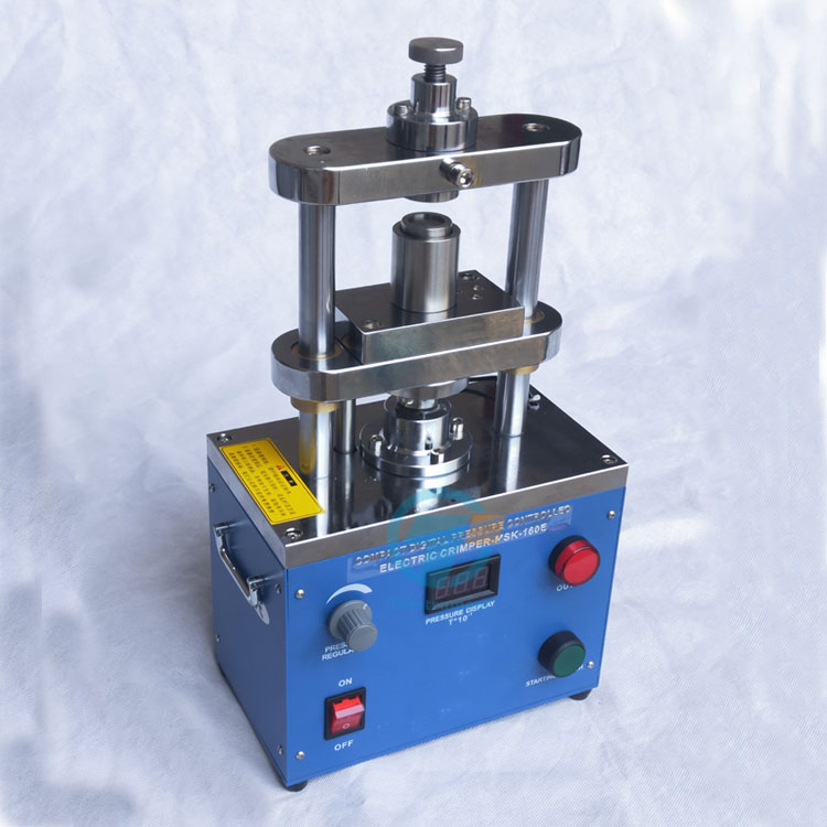 锂离子纽扣电池压片机液压手动纽扣压接机