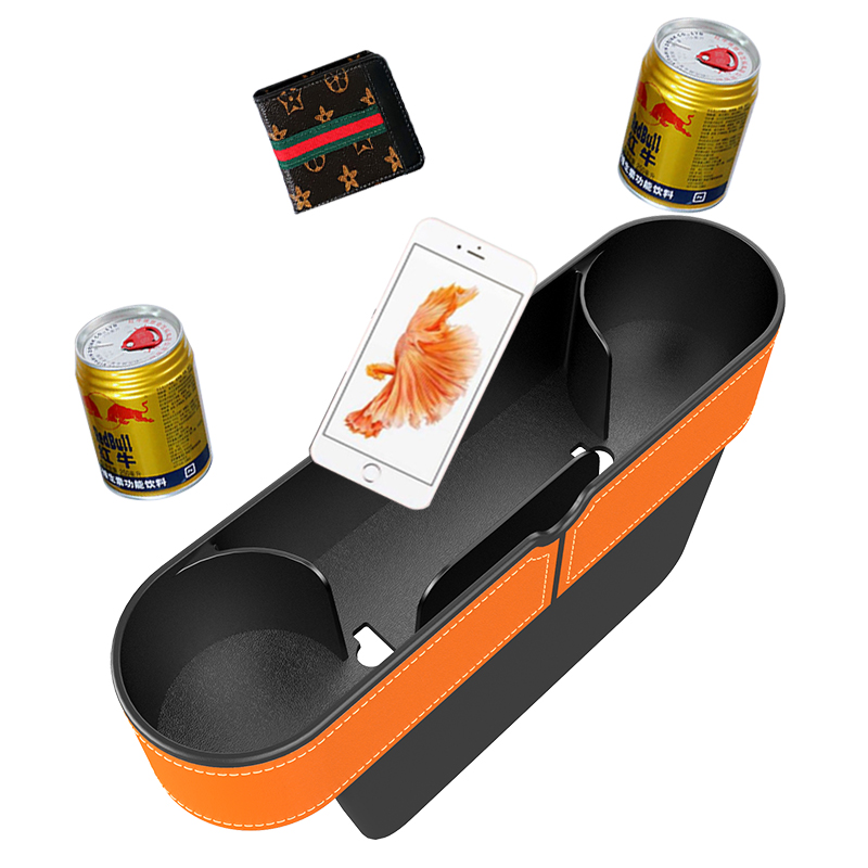 Универсальный кожаный Многофункциональный органайзер для автомобиля, чехол для сиденья, автомобильный ящик для хранения