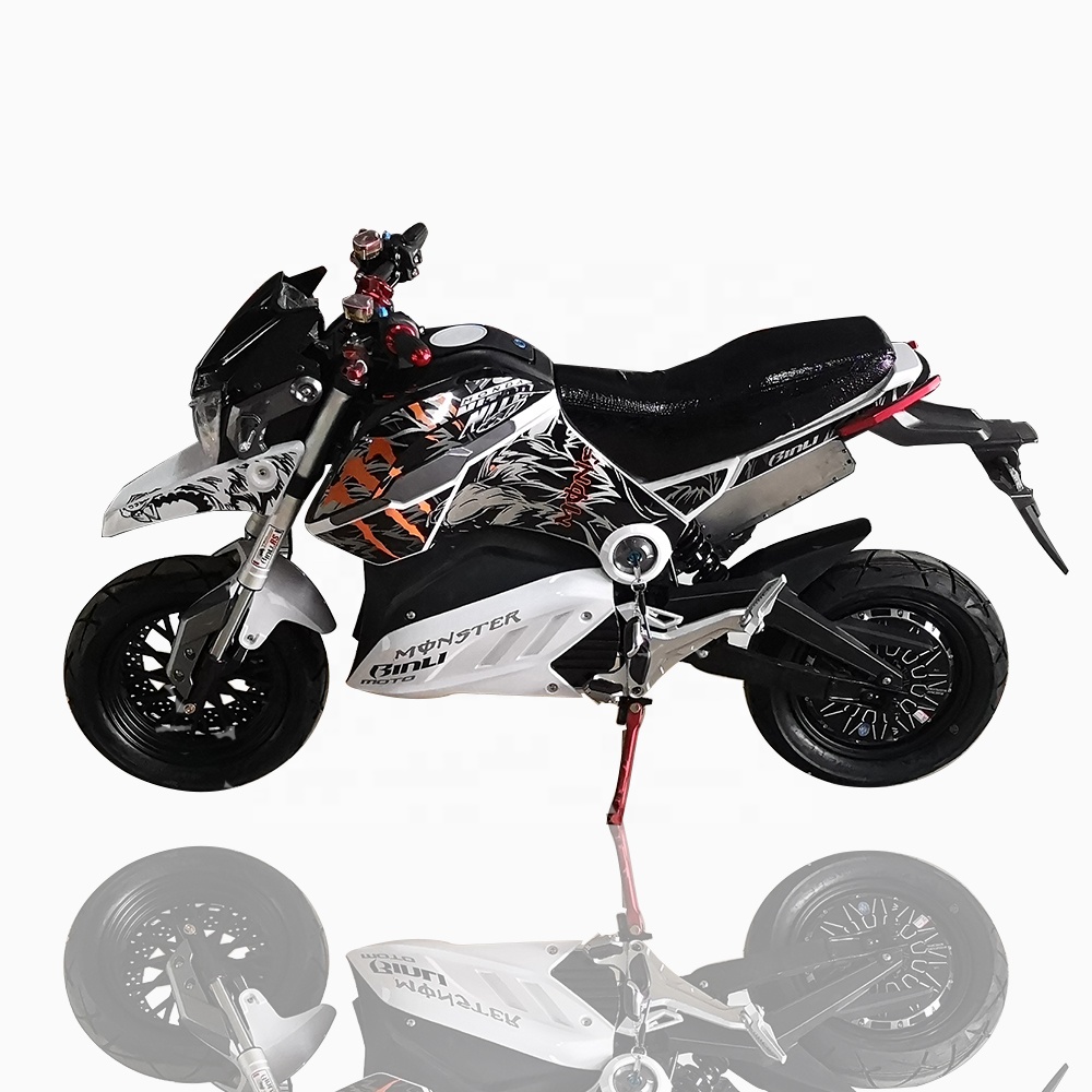 Китайский литиевый большой мотор электрический мотоцикл 2000 Вт 8000 Вт 72V20AH для продажи