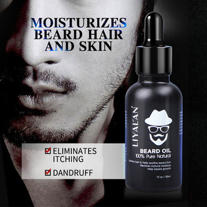 Private Label Organic 100% Natural Growing Vegan Mens Growth Beard Oil