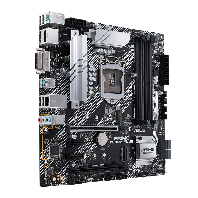 ASUS PRIME Z490M-PLUS Gaming Motherboard with 10th Gen CPU