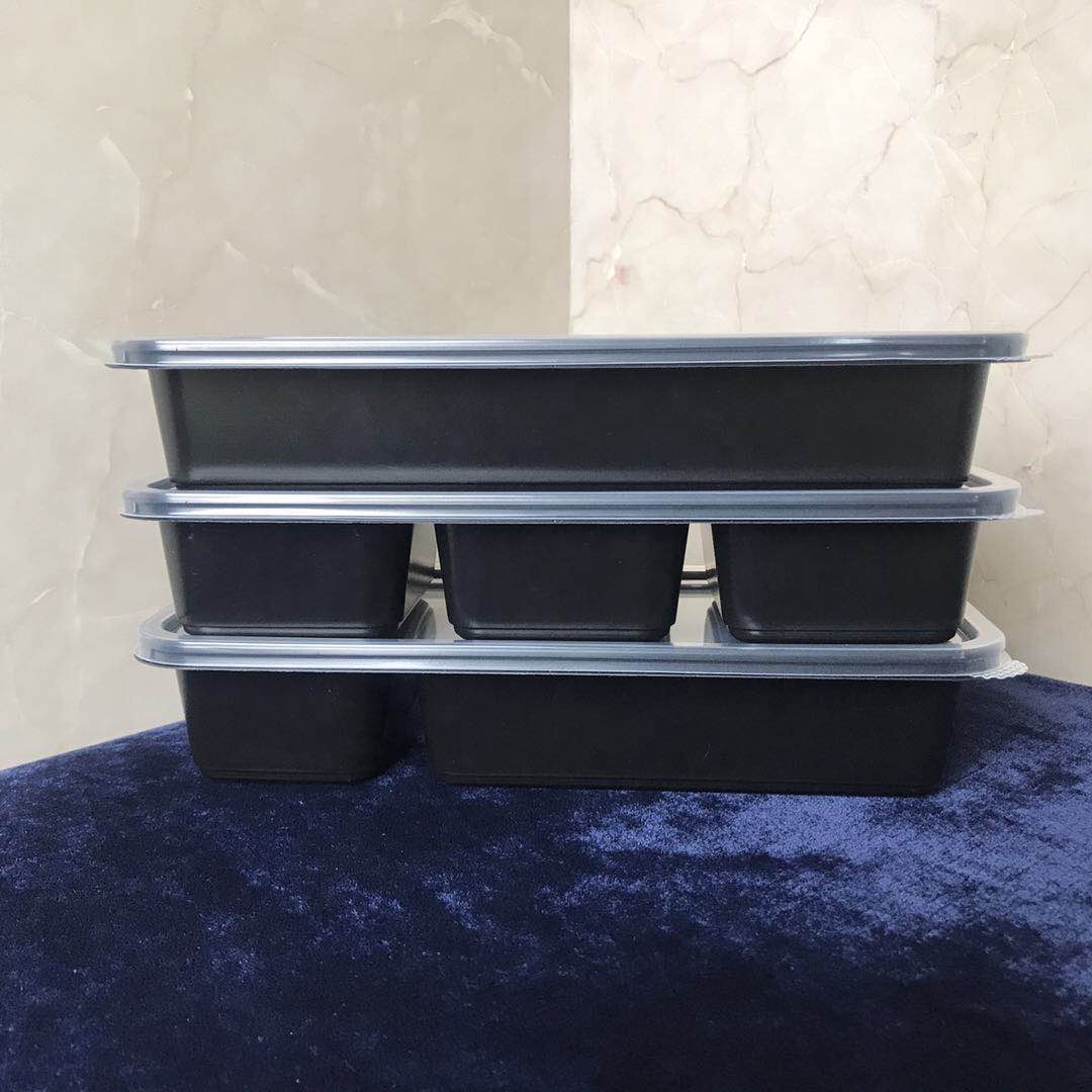 Одноразовые Bento Ланч-бокс пластиковый уберите Deli пищевой PP контейнер с крышкой