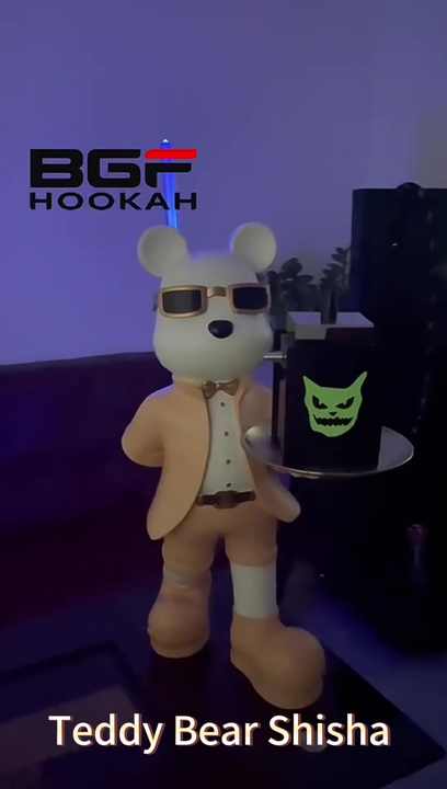 Wholesale Hookah Display Teddy Bear Shisha Cube Acrylic Narguil Smoking  Hookah Hoka Shisha
