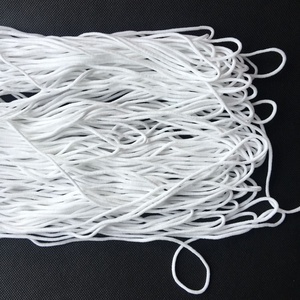 12MM Mascarilla Elástico Para Coser cable de banda elástica calidad Reino Unido Stock Negro Blanco
