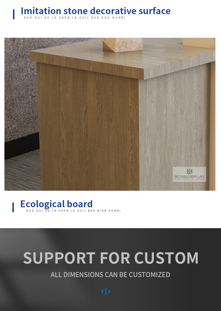 Simple type marble reception desk salon reception office desk front table