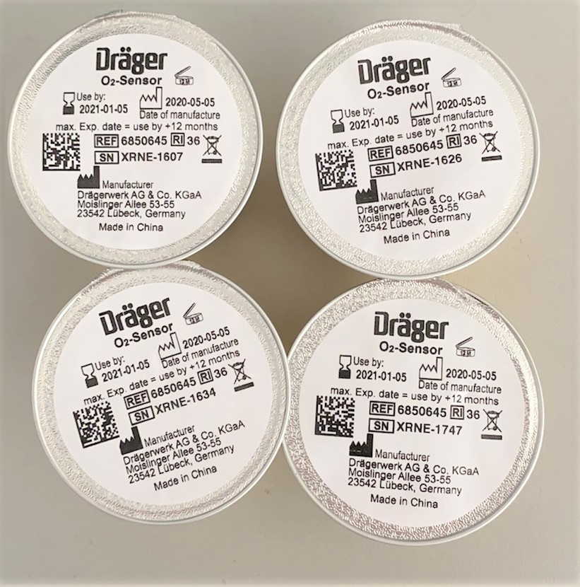 Оригинальный КИСЛОРОДНЫЙ ДАТЧИК Drager 6850645 Evita2/4/Fabius