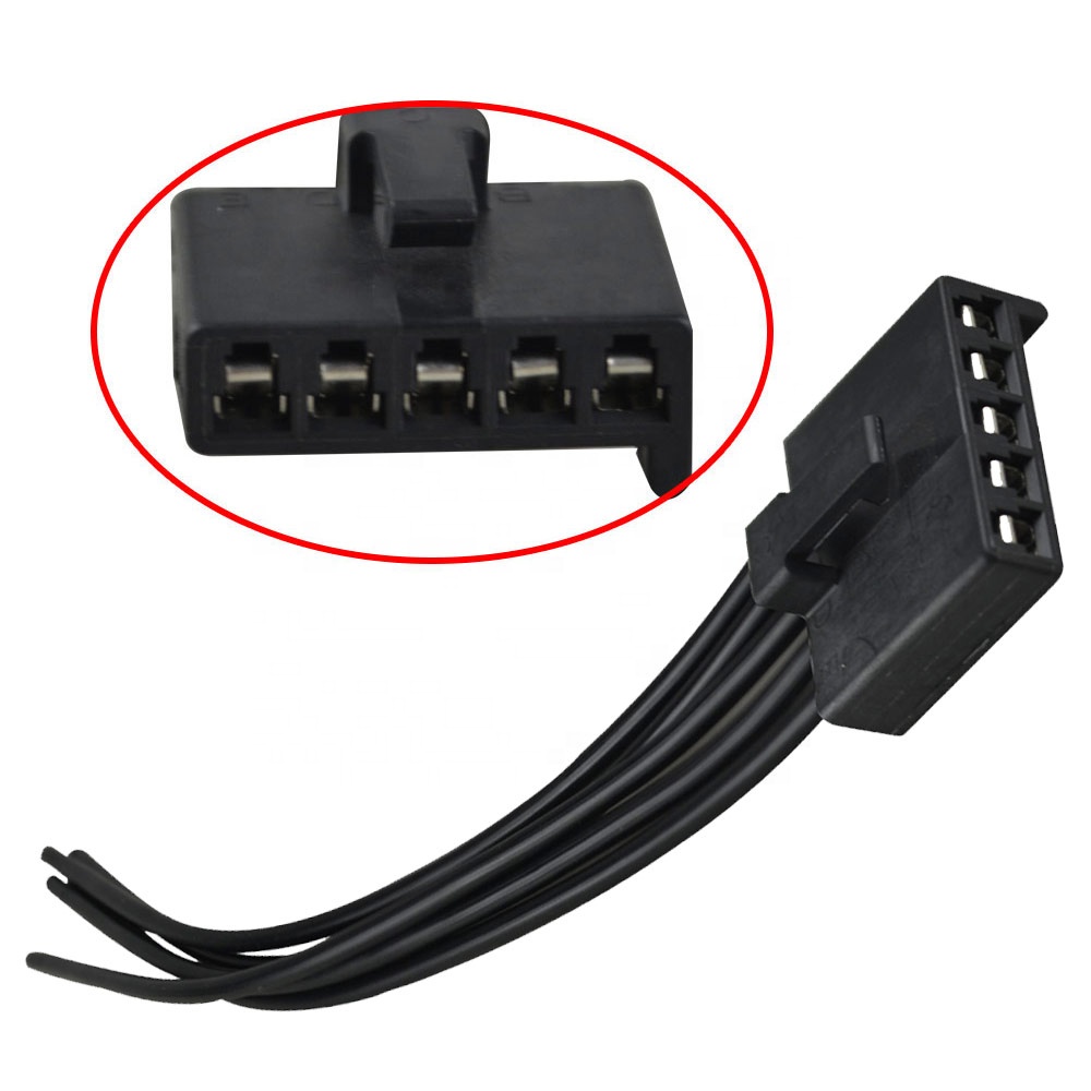 5 Wire Harness Pigtail Connector For Blower Motor Resistor Fits GM Ford Lincoln