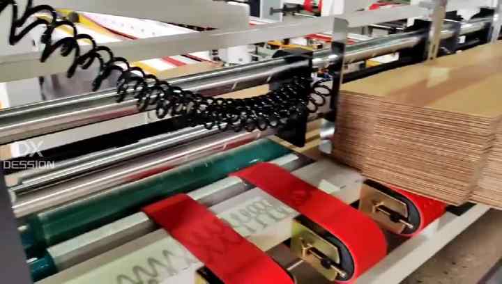 Automatic Folder Gluer Stitcher Strapper Machine for Corrugated ...