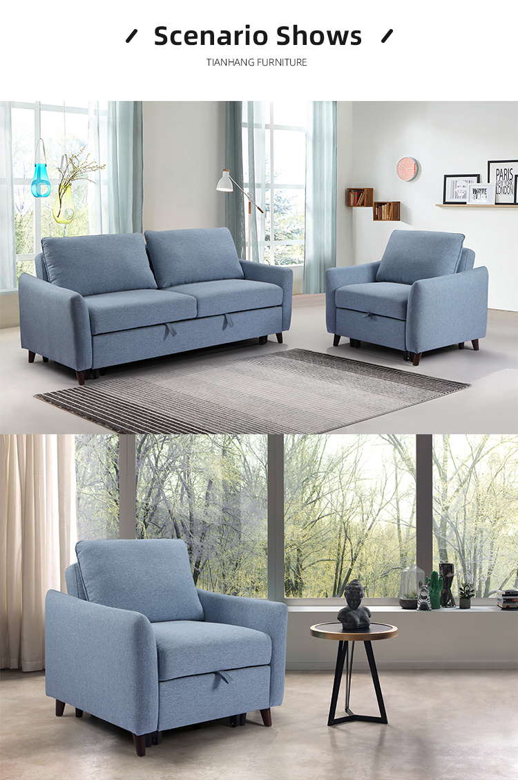 modern home furniture couch living room fabric sofa set sleeper sofa one seater
