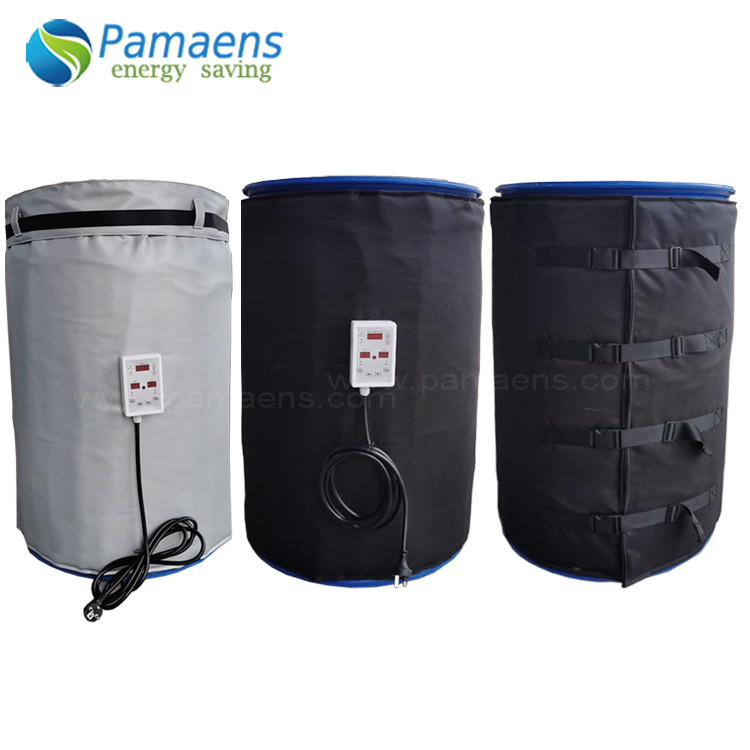 Customized 2000 watt Drum Heater Heating Blanket with Thermostat and Overheat Protection