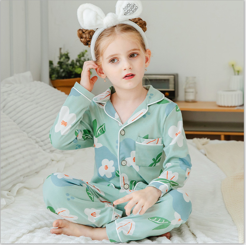 2020 Новинка для детей, одежда для мальчиков, Хлопковая пижама с длинным рукавом, кофта с длинными рукавами + штаны, комплект из 2 для мальчиков и девочек, комплекты для малышей, комплекты одежды из хлопка