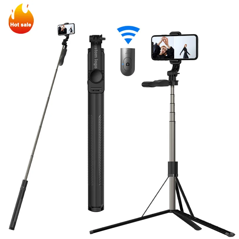 Длинная селфи-палка L05 150 см, штатив для мобильного телефона, ручные селфи-палки с Bluetooth, Трипод с беспроводным пультом дистанционного управления