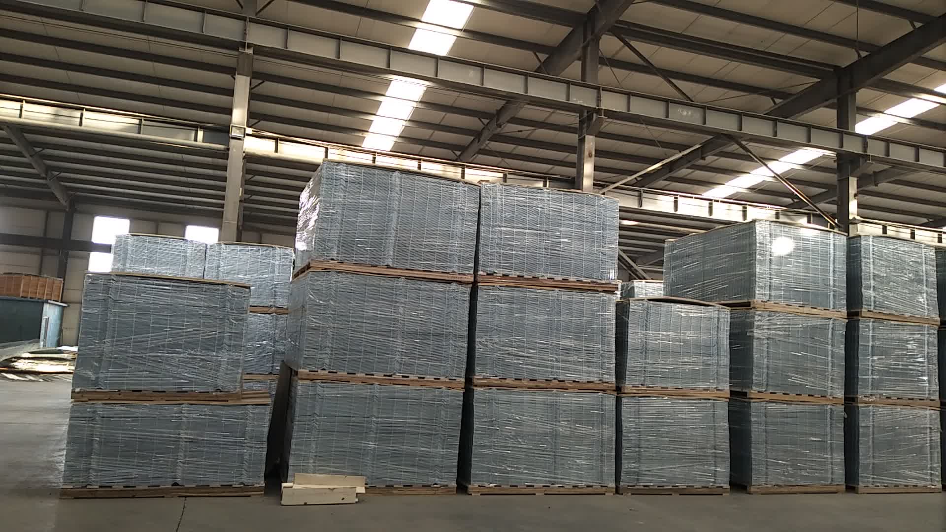 50x50mm aperture galvanized fence 4mm welded wire mesh panel